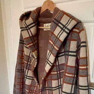 Anthropologie Field Flower sweater coat